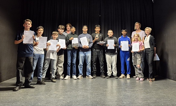 Bild: Ehrung der Schulschachmeister 2025