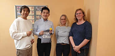 Professor Fukuda und Professor Miyamoto besuchen die Roland zu Bremen Oberschule