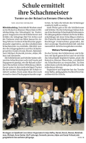 Schachturnier an der RzBO